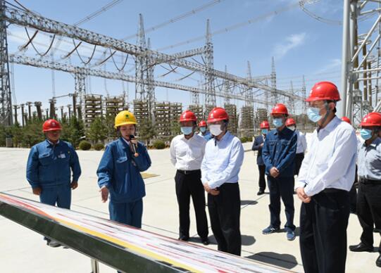 國家電網(wǎng)有限公司總經(jīng)理、黨組副書記辛保安赴國網(wǎng)寧夏電力調(diào)研