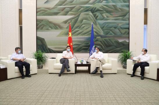 錢智民、江毅會(huì)見青海省委副書記、省長劉寧