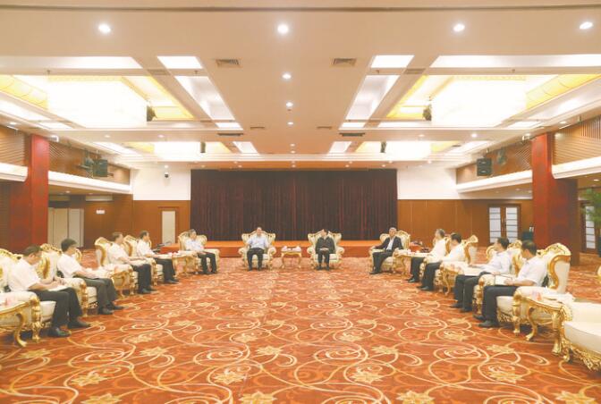 河南省委書記王國生、省長尹弘會(huì)見國家電網(wǎng)董事長、黨組書記毛偉明