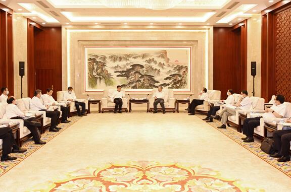 舒印彪拜會山東省委書記劉家義、省長李干杰