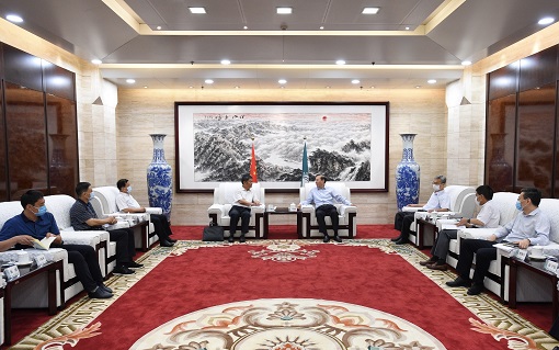 國家電網(wǎng)有限公司總經(jīng)理、黨組副書記辛保安會(huì)見寧夏回族自治區(qū)副主席吳秀章