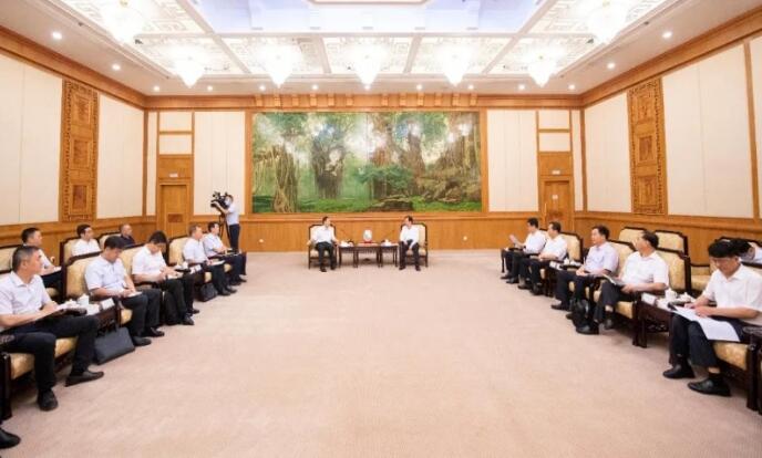 中核集團總經(jīng)理、黨組副書記顧軍與福建省委副書記、代省長王寧會談