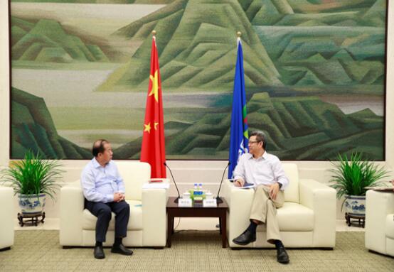 國家電投黨組書記、董事長錢智民會見上海交通大學校長、中國工程院院士林忠欽