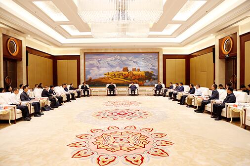 國(guó)家電網(wǎng)董事長(zhǎng)、黨組書記毛偉明拜會(huì)甘肅省委書記林鐸、省長(zhǎng)唐仁健