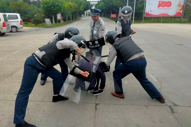 國(guó)能（福州）熱電有限公司開(kāi)展門(mén)衛(wèi)反恐演練構(gòu)筑安全防線(xiàn)