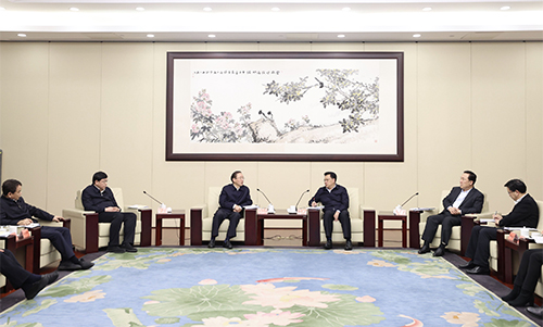 辛保安、張智剛拜會浙江省委書記袁家軍、省長王浩