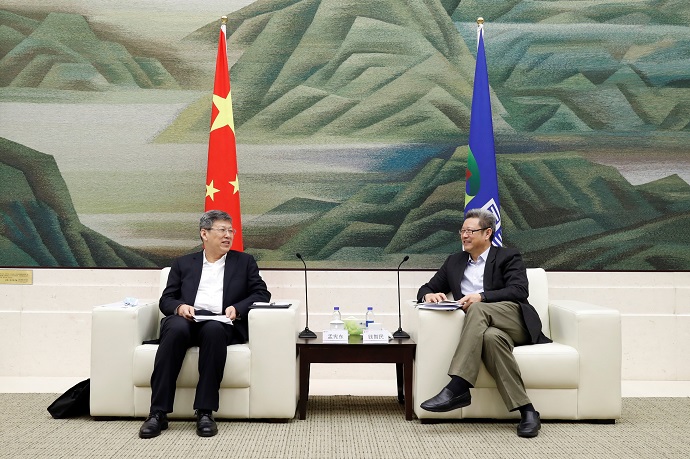 錢智民會(huì)見內(nèi)蒙古自治區(qū)黨委常委、通遼市委書記孟憲東