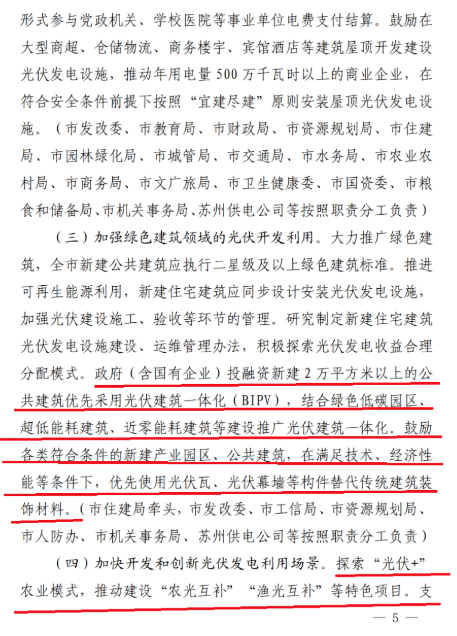 蘇州：國企廠房100%安裝分布式光伏！