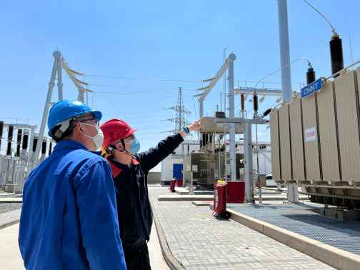 送電了！北疆達茂最大的農業(yè)集中地新建的烏克110千伏變電站正式啟動投運