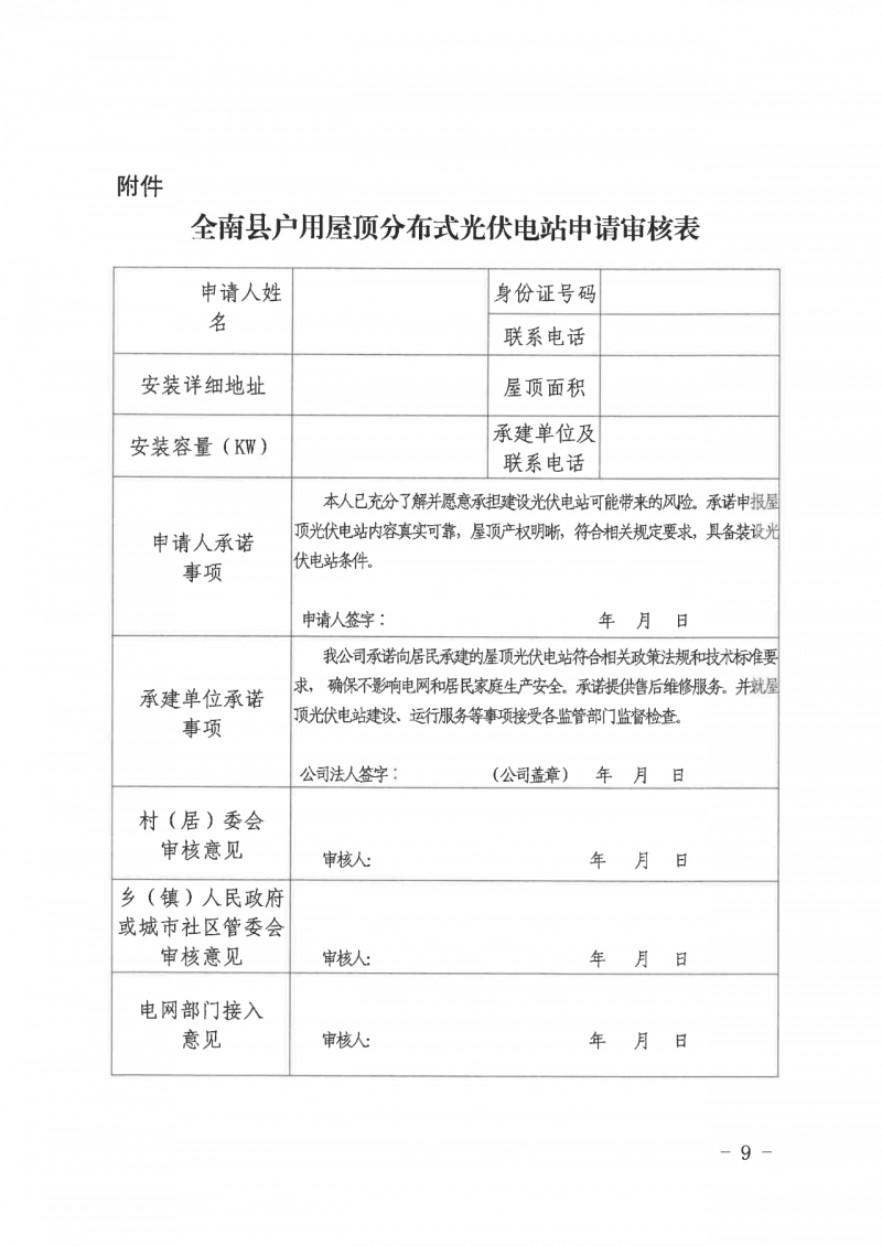 江西全南：不得利用光伏對群眾進行虛假宣傳、鼓動貸款，違規(guī)則納入失信企業(yè)黑名單！