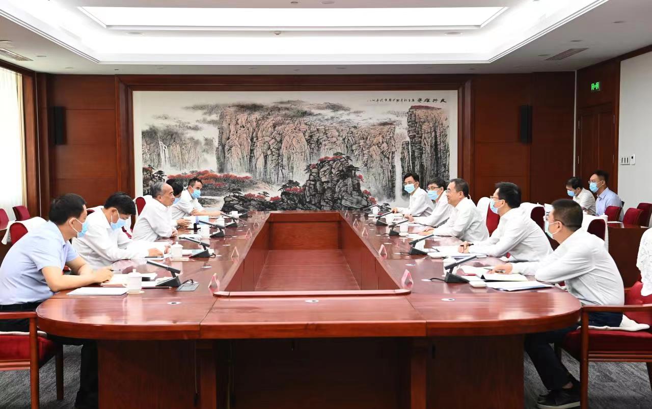 鄒磊拜會山西省委書記、省人大常委會主任林武