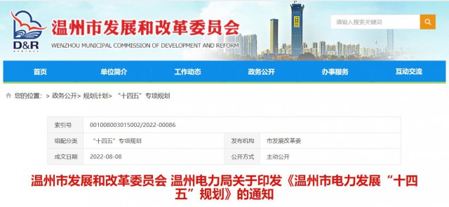 浙江溫州：推進(jìn)園區(qū)和居民屋頂分布式光伏發(fā)電應(yīng)用，到2025年底，全市光伏裝機(jī)量達(dá)300萬千瓦