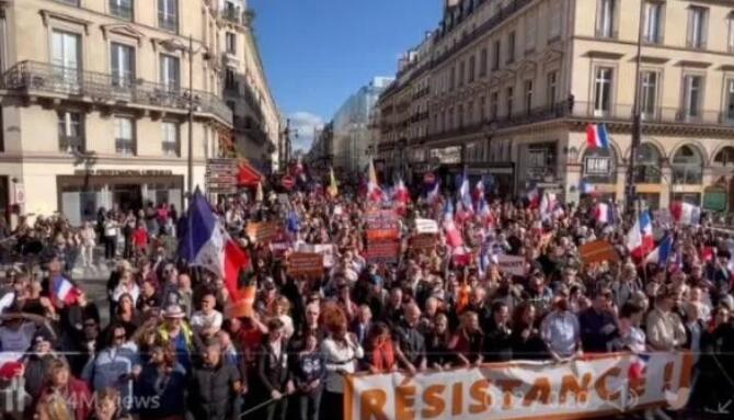 能源危機(jī)、高通脹令德法面臨“持續(xù)動蕩”危機(jī)，抗議罷工不斷上演