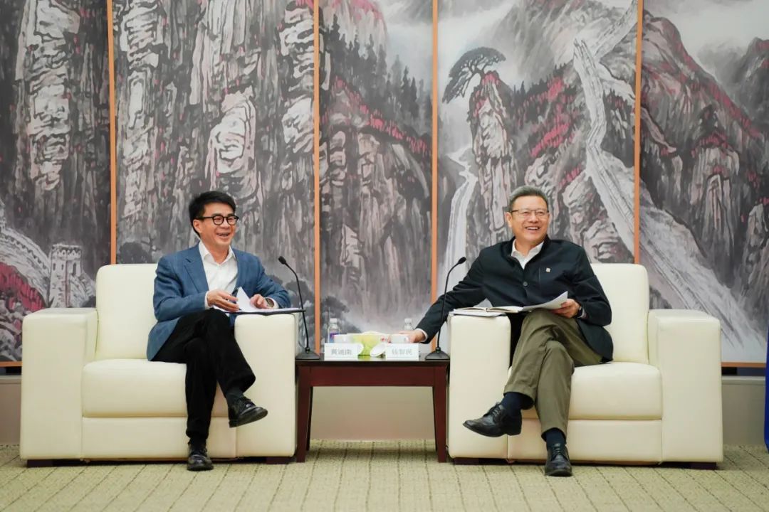 國家電投黨組書記、董事長錢智民會見申能集團(tuán)黨委書記、董事長黃迪南