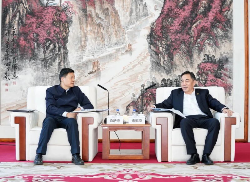 中國能建黨委書記、董事長宋海良與東方電氣集團(tuán)黨組書記、董事長俞培根會談