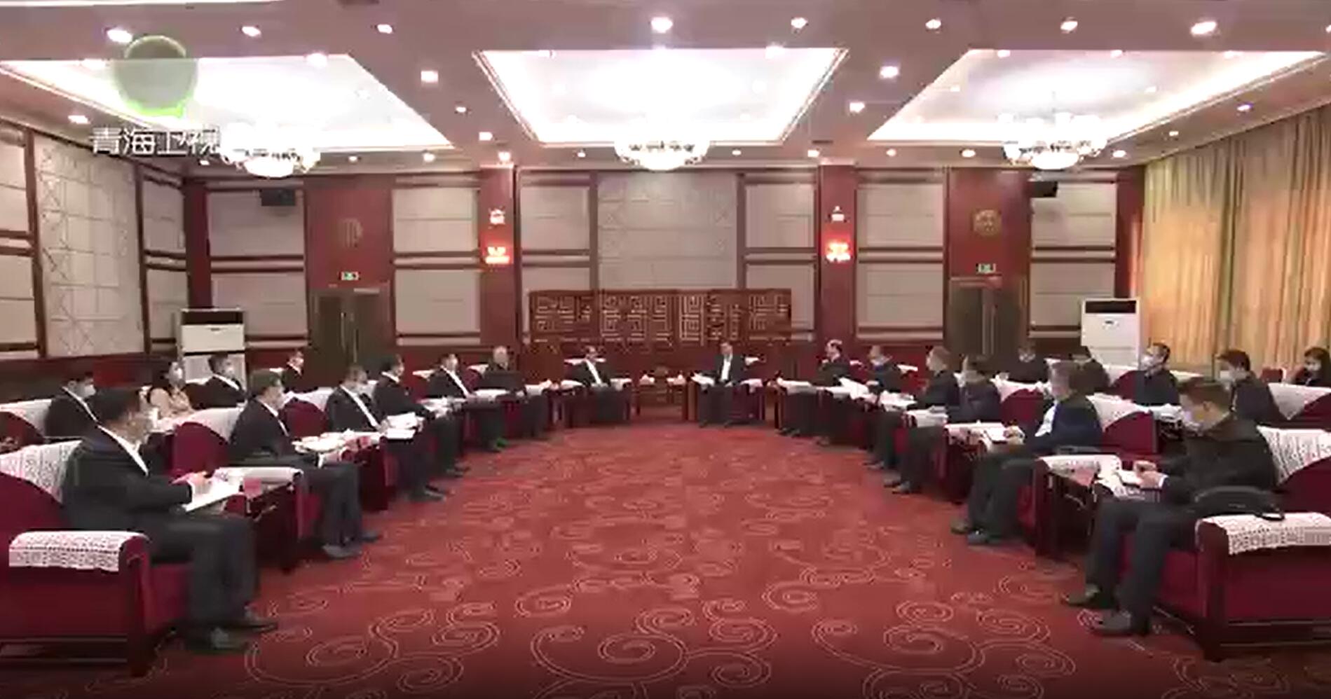 華電集團黨組書記江毅、黨組副書記葉向東拜會青海省委書記陳剛、省長吳曉軍