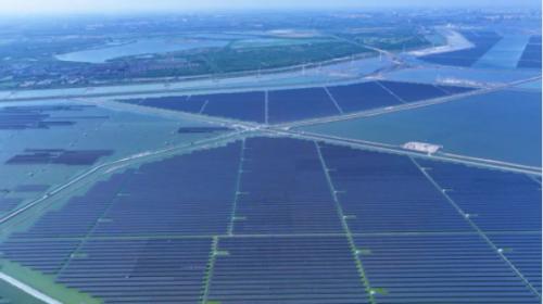 龍源電力580兆瓦鹽光互補項目500千伏升壓站倒送電一次成功