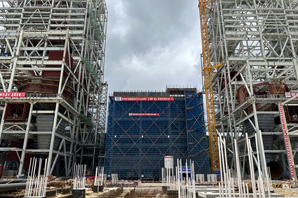 國家能源集團浙江公司舟山三期集控樓結(jié)頂