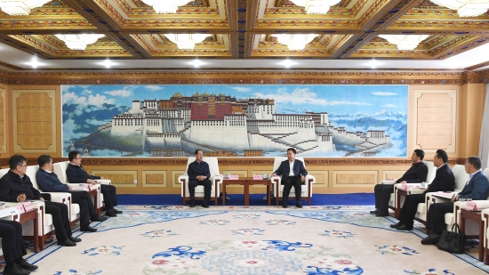 中國電建黨委書記、董事長丁焰章拜會西藏自治區(qū)黨委書記王君正、自治區(qū)主席嚴(yán)金海