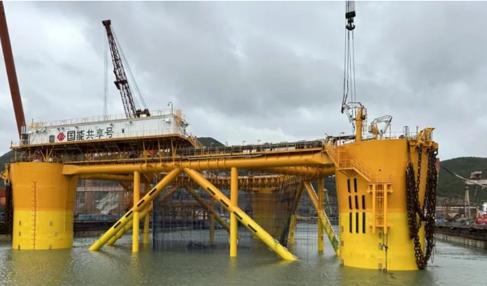 國內(nèi)首座綜合型浮式風(fēng)機(jī)基礎(chǔ)項目順利關(guān)鍵性試驗