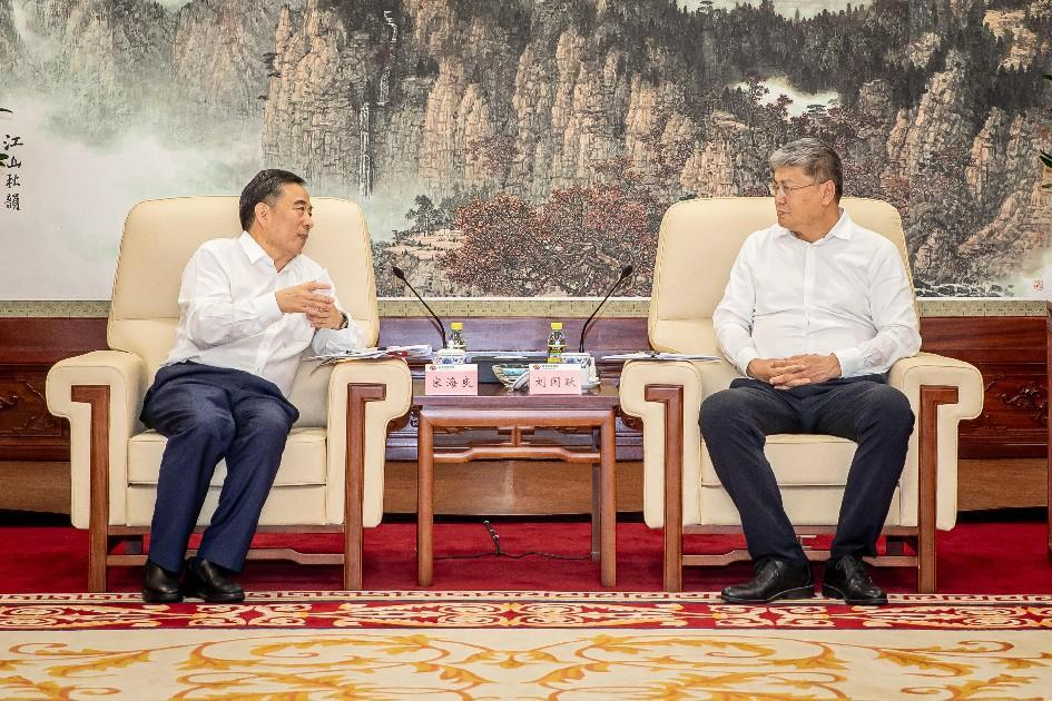 國家能源集團(tuán)黨組書記、董事長(zhǎng)劉國躍會(huì)見中國能建黨委書記、董事長(zhǎng)宋海良