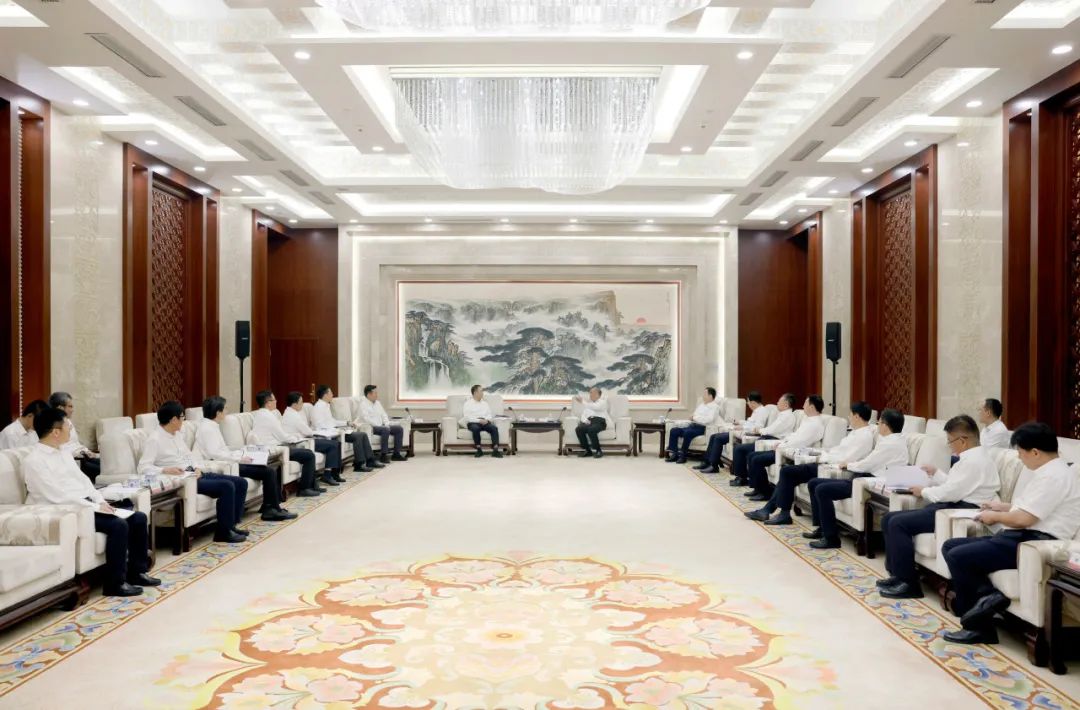 大唐集團(tuán)鄒磊、劉明勝拜會(huì)山東省委書記林武、省長周乃翔