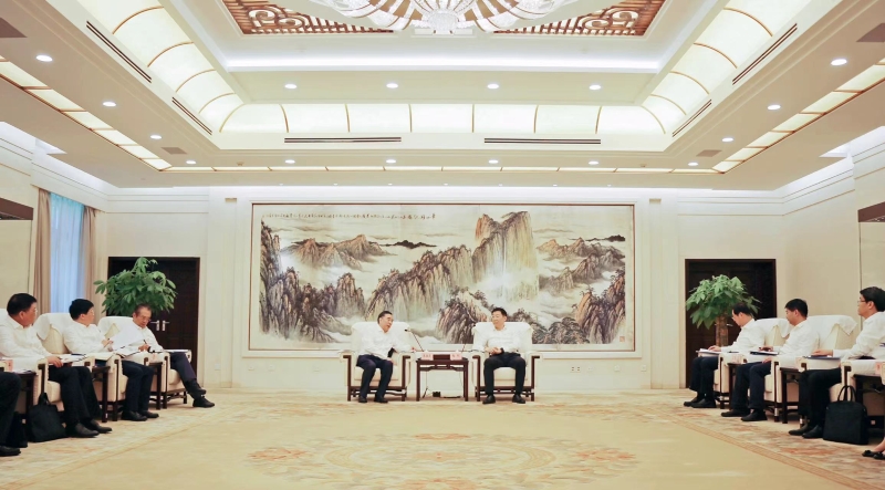 中國能建黨委書記、董事長宋海良拜會陜西省省長趙剛