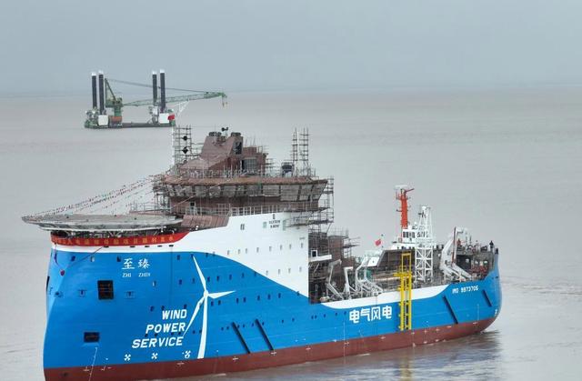 亞洲首制風(fēng)電運(yùn)維母船下水，中國(guó)海上風(fēng)電邁向深海的關(guān)鍵一步