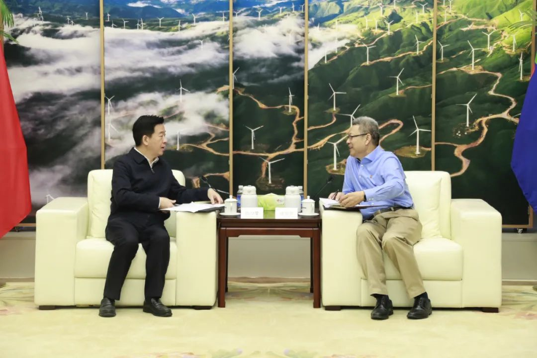 國家電投黨組書記、董事長錢智民會見廣東省韶關(guān)市委書記陳少榮