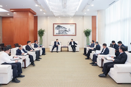 華能集團黨組書記、董事長溫樞剛會見山東能源集團董事長李偉