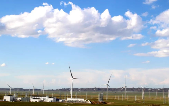 國家電投吉木乃20萬千瓦風電項目全容量并網發(fā)電