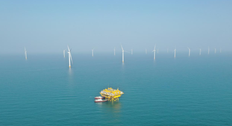 山東首個百萬千瓦級海風基地！國家電投半島南U1一期并網發(fā)電
