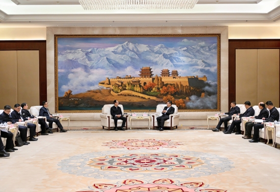 中國電建黨委書記、董事長丁焰章拜會甘肅省委副書記、省長任振鶴