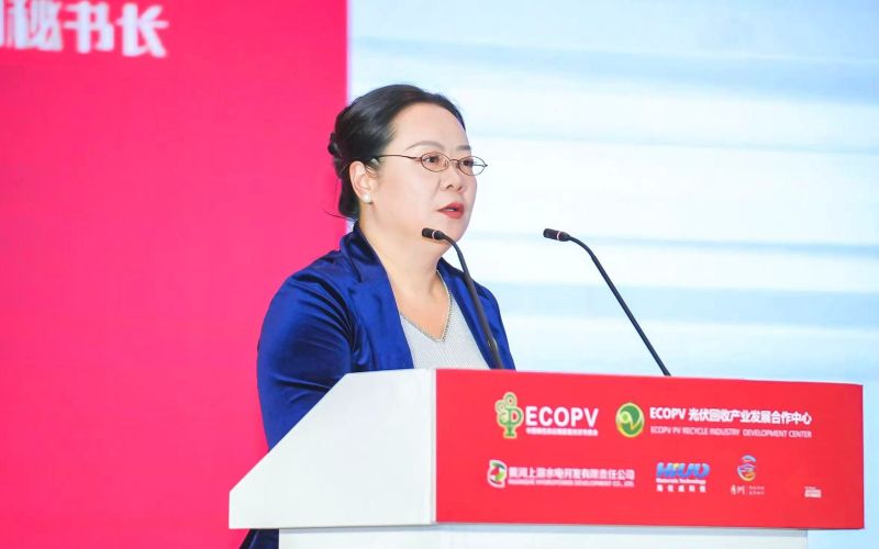中國綠色供應鏈聯(lián)盟呂芳：光伏回收高峰在即，責任