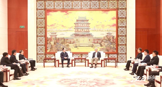 中國電建黨委書記、董事長丁焰章拜會(huì)江西省委書記尹弘