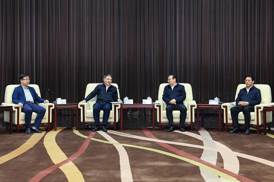 華能集團董事長溫樞剛、總經(jīng)理鄧建玲會見寧夏回族自治區(qū)黨委書記梁言順主席張雨浦