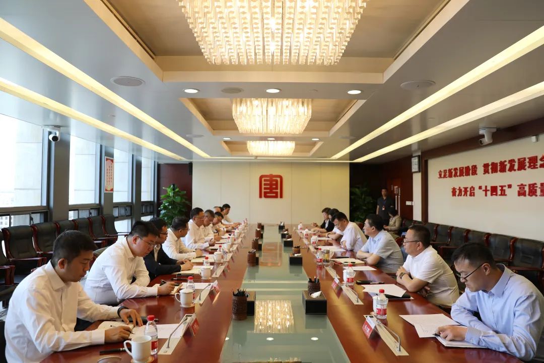 中建一局黨委書記、董事長吳愛國拜會大唐國際黨委書記、董事長王順啟