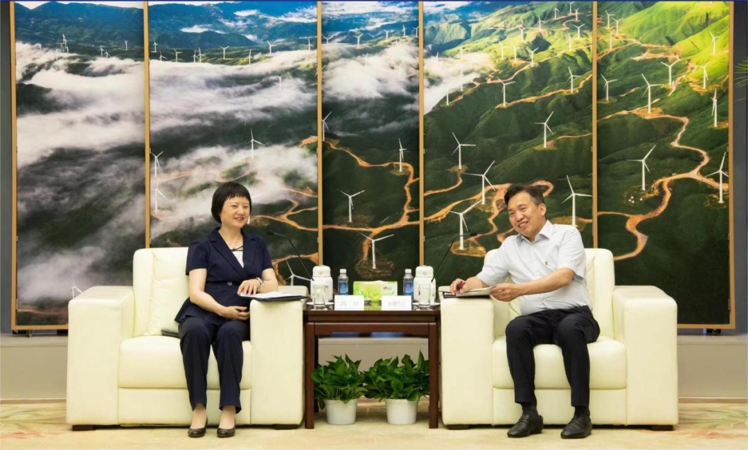 運達股份黨委書記、董事長高玲拜訪國家電投黨組書記、董事長劉明勝
