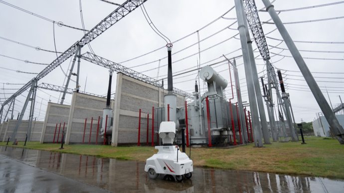 無(wú)人機(jī)+機(jī)器人一鍵防汛巡視，上海電網(wǎng)迎峰度夏