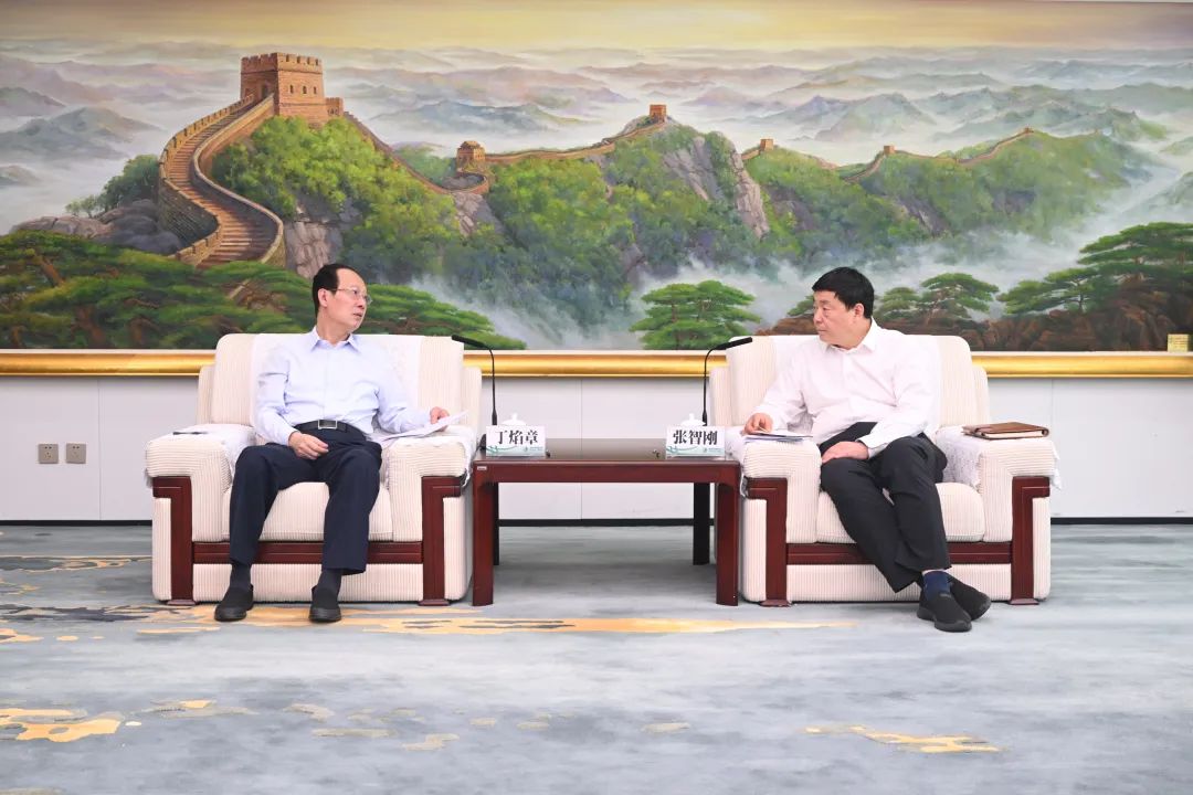 中國電建黨委書記、董事長丁焰章與國家電網(wǎng)有限公司董事長、黨組書記張智剛舉行會(huì)談