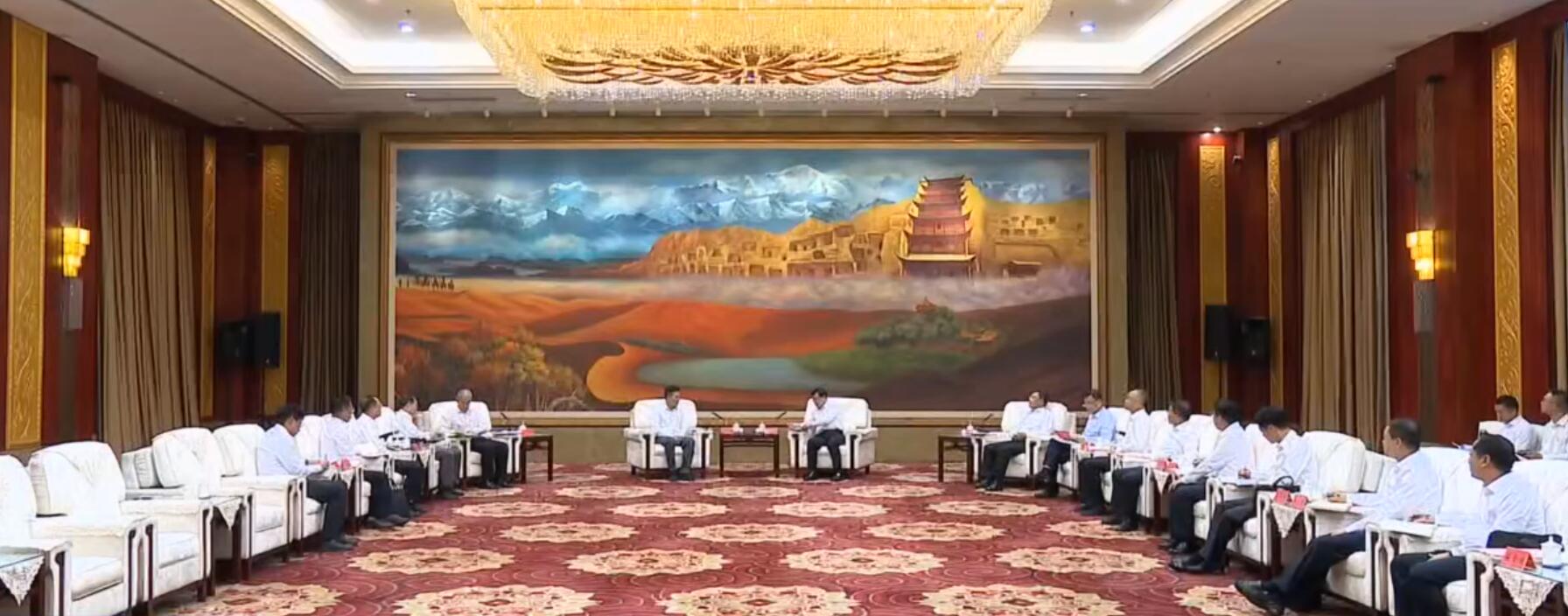 國家電投董事長劉明勝、總經(jīng)理栗寶卿拜會甘肅省委書記胡昌升、省長任振鶴