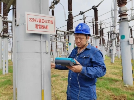 監(jiān)督檢查隱患電桿，全力保障電力安全