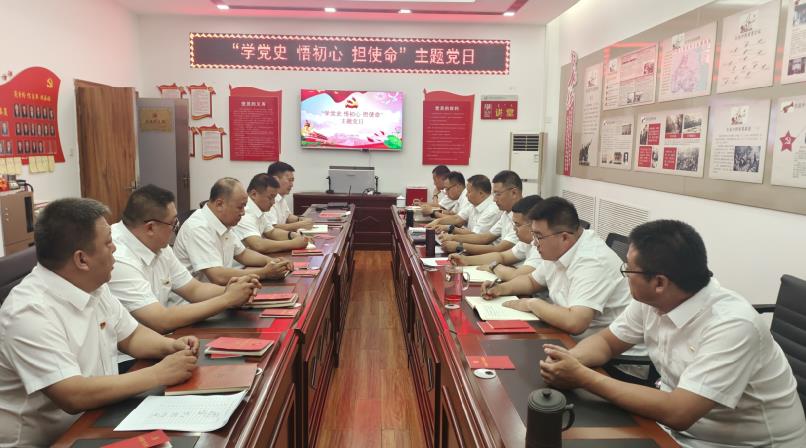 內蒙古烏海供電公司聯盟支部開展“學黨史 悟初心 擔使命”主題黨日活動
