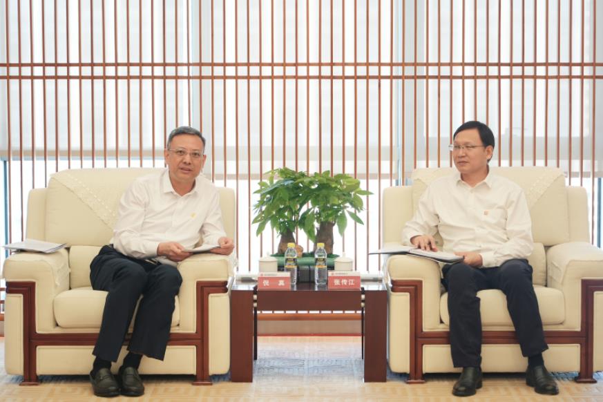 中國能建黨委副書記、總經(jīng)理倪真與中國大唐總經(jīng)理張傳江會談