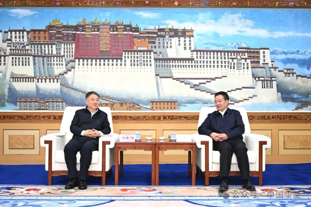華能集團(tuán)董事長、黨組書記溫樞剛拜會西藏自治區(qū)黨委書記王君正