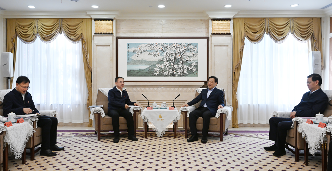 大唐集團(tuán)董事長鄒磊、總經(jīng)理張傳江拜會江蘇省委書記信長星、省長許昆林