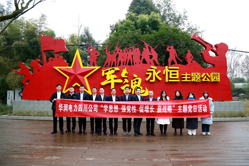 華潤電力四川公司聯(lián)合華潤集團在川企業(yè)開展“學(xué)思想、強黨性、促增長、贏戰(zhàn)略”主題黨日活動