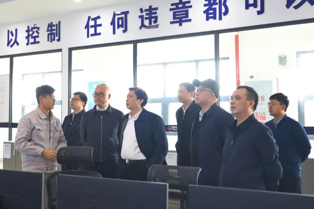 中國工程院院士謝和平調研前詹風電、前詹港電