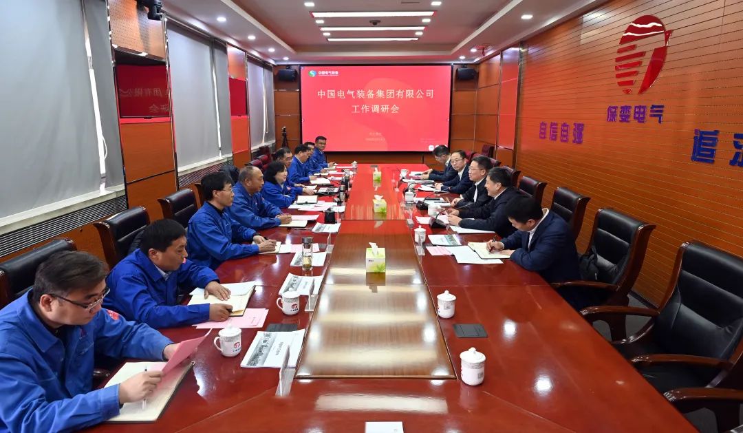 中國電氣裝備集團李洪鳳董事長、周群總經理調