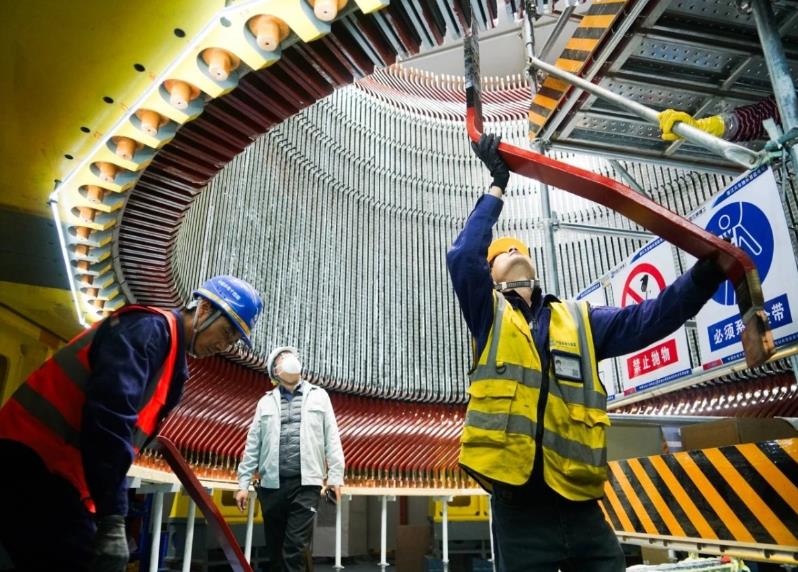 天臺抽蓄電站向首臺機(jī)組投產(chǎn)目標(biāo)挺進(jìn)